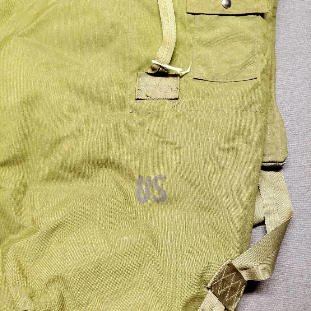 US Military Canvas Duffle Bag Olive Drab Heavy Duty Gear Bag